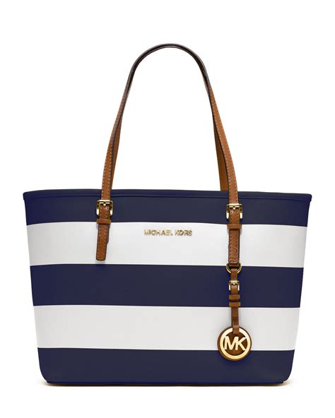 michael kors blue and white handbag|michael kors navy blue crossbody.